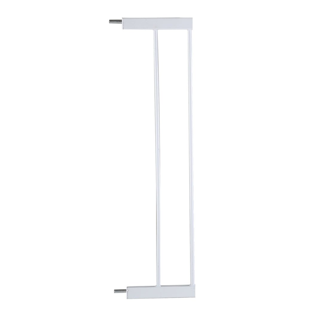 Adjustable Baby and Pet Safety Gate with 10cm Extension - White - Rivercity House & Home Co. (ABN 18 642 972 209) - Affordable Modern Furniture Australia