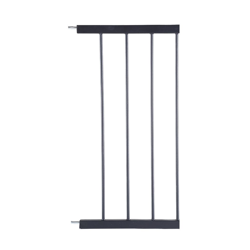 Adjustable Baby and Pet Safety Gate with 30cm Extension - Black - Rivercity House & Home Co. (ABN 18 642 972 209) - Affordable Modern Furniture Australia