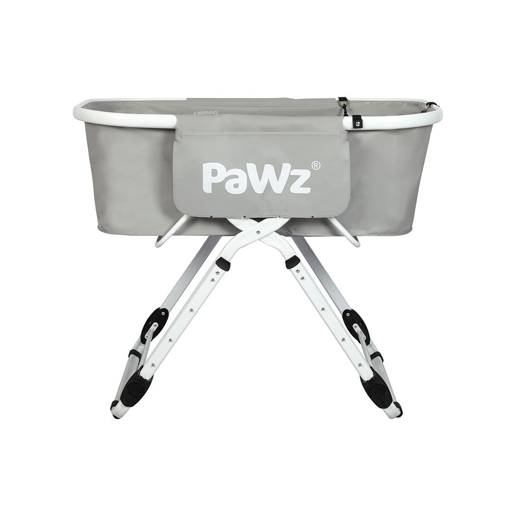 Adjustable Height Folding Pet Bathtub with Safety Harness - Grey - Rivercity House & Home Co. (ABN 18 642 972 209) - Affordable Modern Furniture Australia