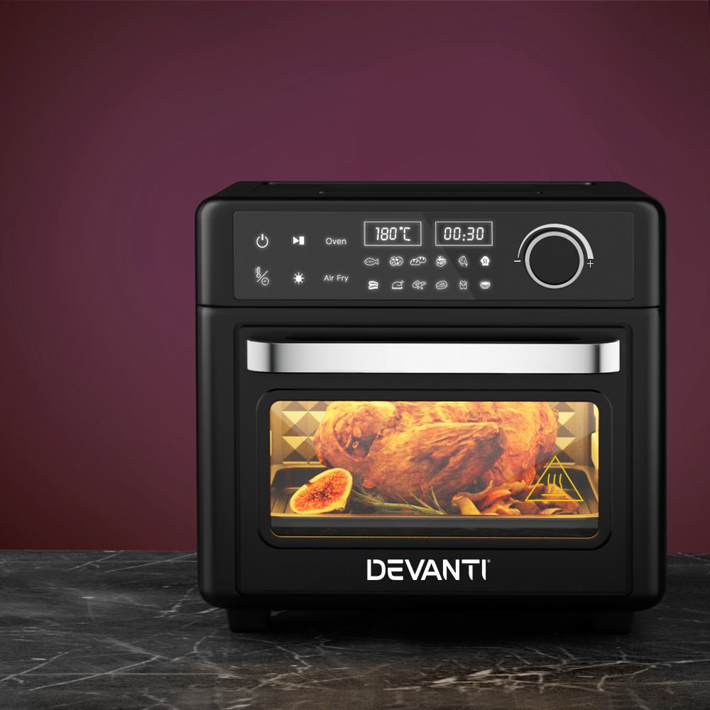 Air Fryer 15L LCD Fryers Oven - Appliances > Kitchen Appliances > Air Fryers - Rivercity House & Home Co. (ABN 18 642 972 209) - Affordable Modern Furniture Australia
