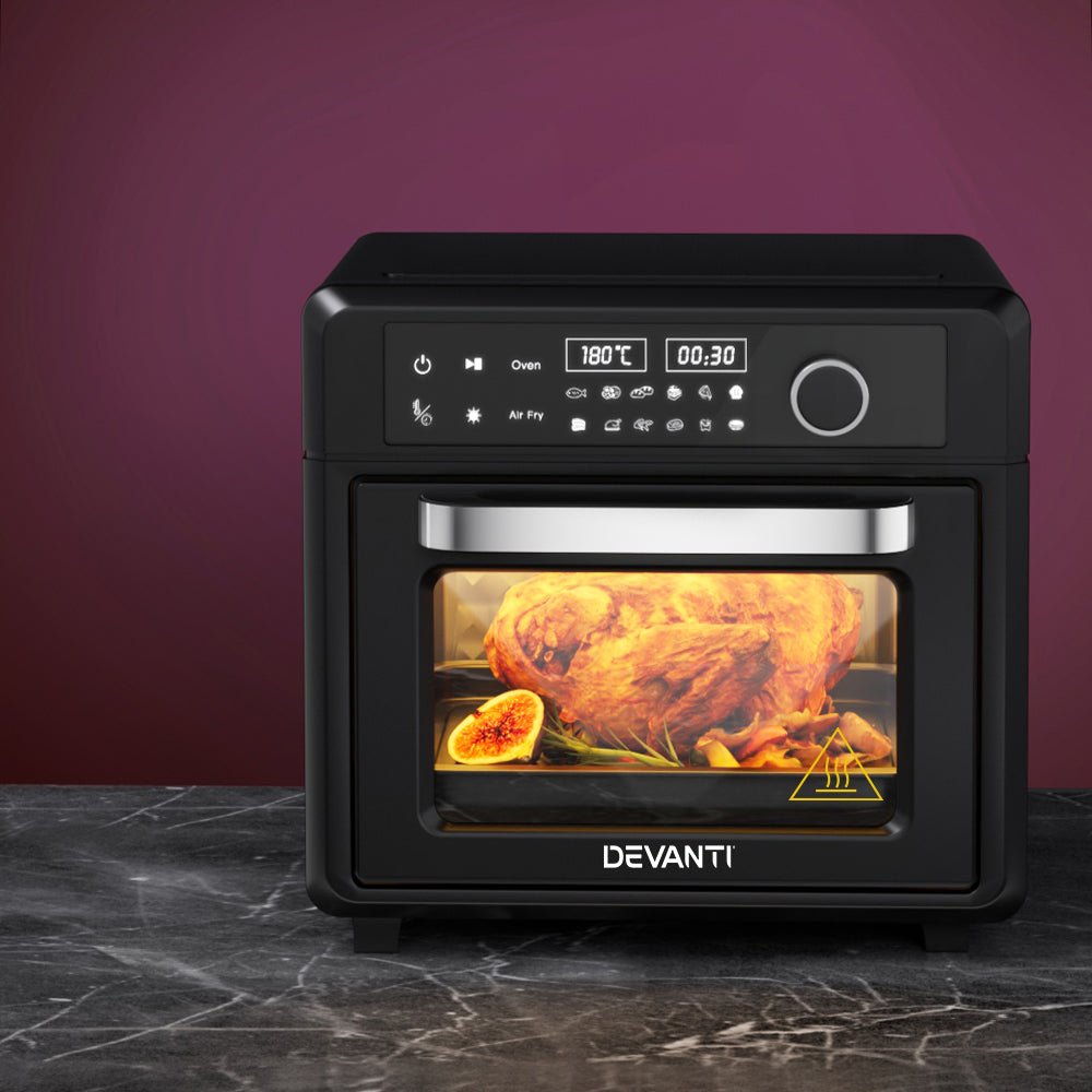 Air Fryer 20L LCD Fryers Oven - Appliances > Kitchen Appliances > Air Fryers - Rivercity House & Home Co. (ABN 18 642 972 209) - Affordable Modern Furniture Australia
