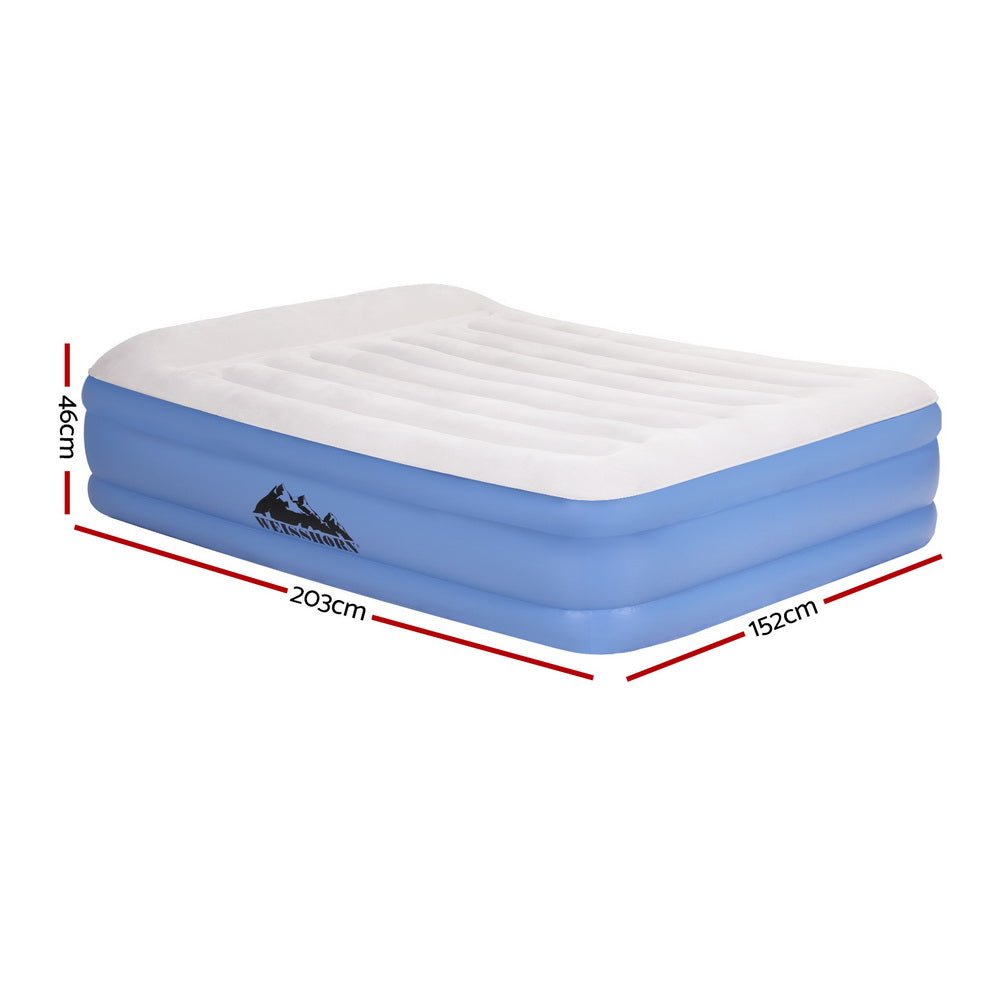 Air Mattress Queen Inflatable Bed 46cm Air bed - Home & Garden > Inflatable Mattress - Rivercity House & Home Co. (ABN 18 642 972 209) - Affordable Modern Furniture Australia