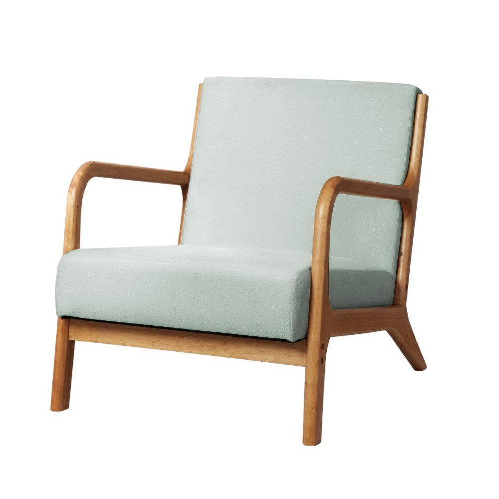 Amy Lounge Accent Armchair - Grey - Furniture > Living Room - Rivercity House & Home Co. (ABN 18 642 972 209) - Affordable Modern Furniture Australia