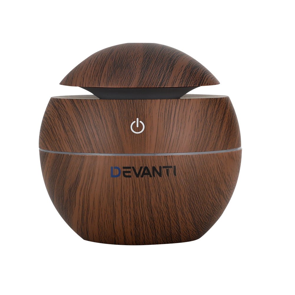 Aroma Diffuser Aromatherapy Dark Wood 130ml - Appliances > Aroma Diffusers & Humidifiers > Aroma Diffusers - Rivercity House & Home Co. (ABN 18 642 972 209) - Affordable Modern Furniture Australia