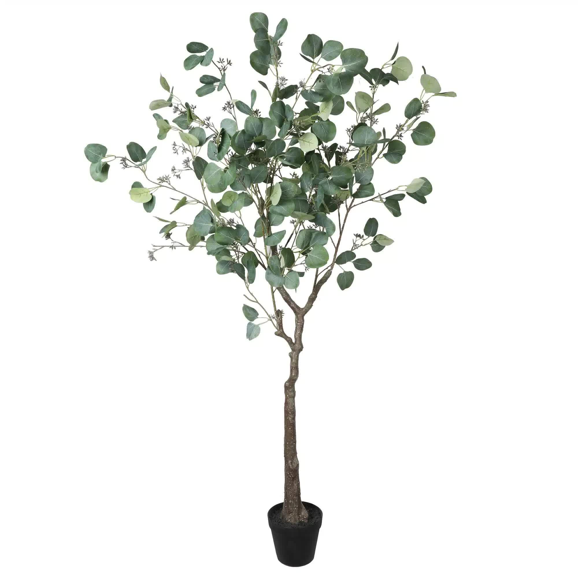 Artificial Eucalyptus Tree 150cm Red Box Polyanthemos - Grey Green - Home & Garden > Artificial Plants > Artificial Trees - Rivercity House & Home Co. (ABN 18 642 972 209) - Affordable Modern Furniture Australia