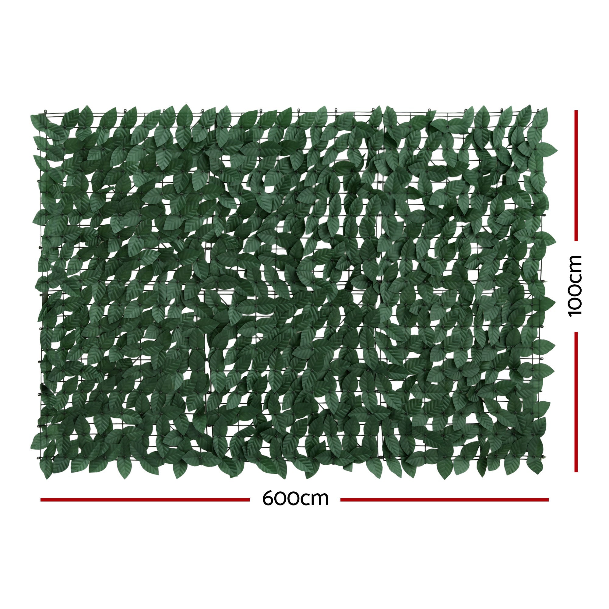 Artificial Ivy Privacy Fence Screen 100x600cm Interlocking Panels for Balcony Patio Garden - Green - Home & Garden > Artificial Plants > Artificial Wall Plants - Rivercity House & Home Co. (ABN 18 642 972 209) - Affordable Modern Furniture Australia