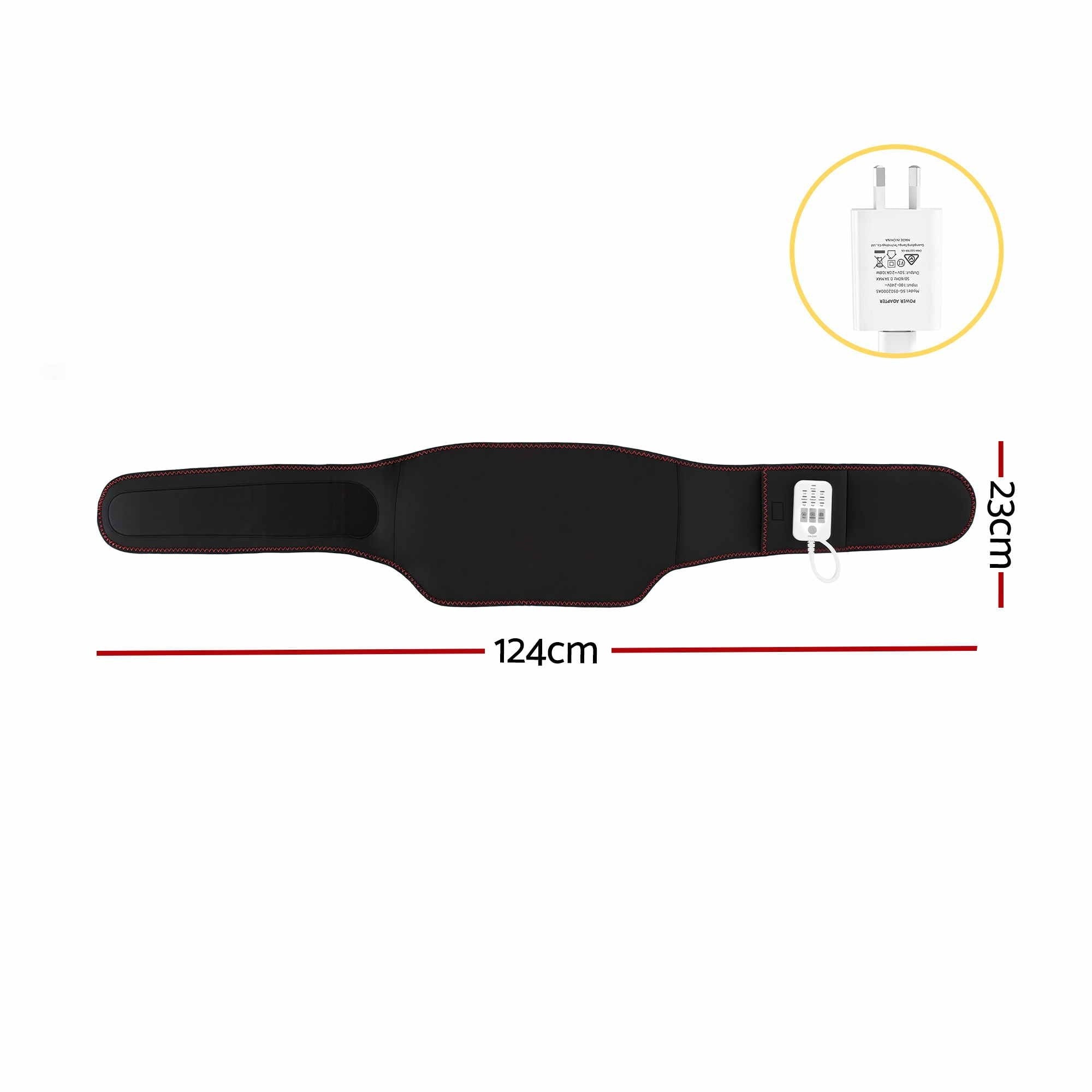 Back Massager for Sciatica Relief, Airbag Traction and Heat Lumbar Support Belt, 124cm - Health & Beauty > Massage & Relaxation > Massagers - Rivercity House & Home Co. (ABN 18 642 972 209) - Affordable Modern Furniture Australia