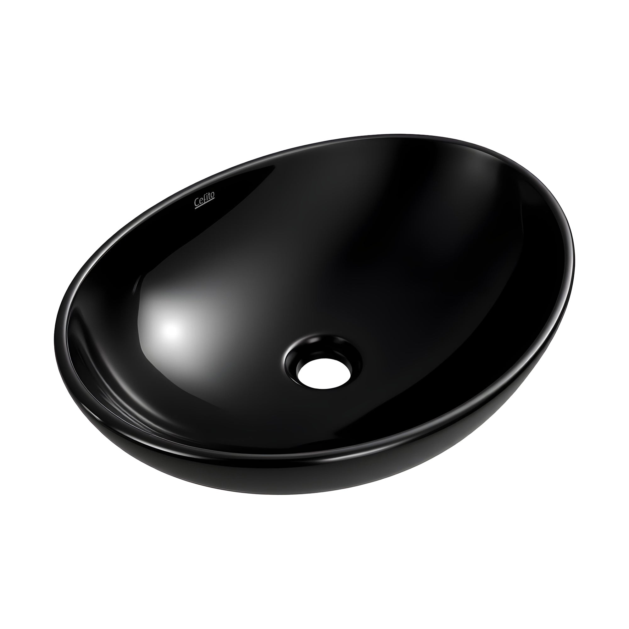 Bathroom Basin Ceramic Vanity Sink Hand Wash Bowl 41x34cm - Furniture > Bathroom > Sinks - Rivercity House & Home Co. (ABN 18 642 972 209) - Affordable Modern Furniture Australia