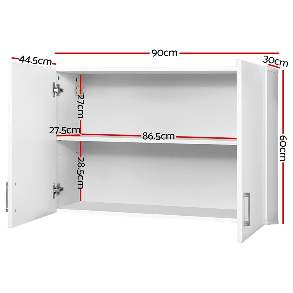 Bathroom Cabinet 900mm Wall Mounted Cupboard - Furniture > Bathroom - Rivercity House & Home Co. (ABN 18 642 972 209) - Affordable Modern Furniture Australia