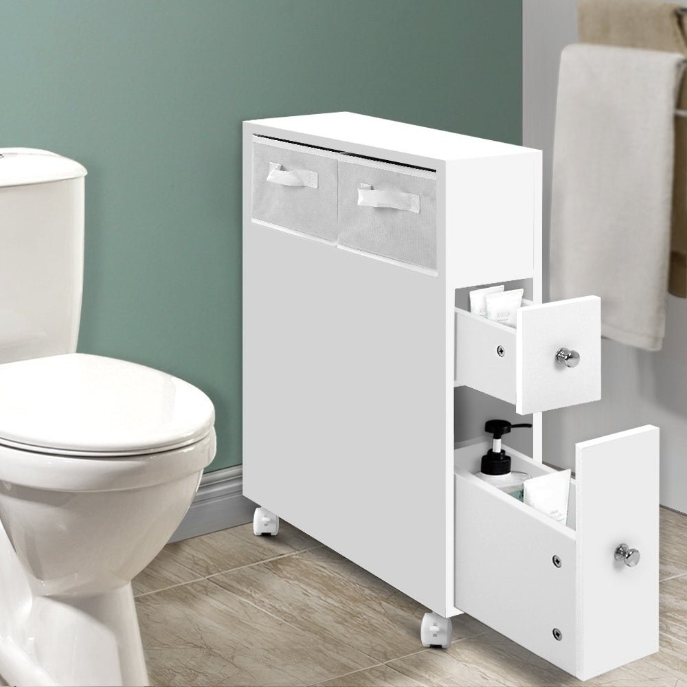 Bathroom Cabinet Storage Toilet Organiser - Furniture > Bathroom - Rivercity House & Home Co. (ABN 18 642 972 209) - Affordable Modern Furniture Australia