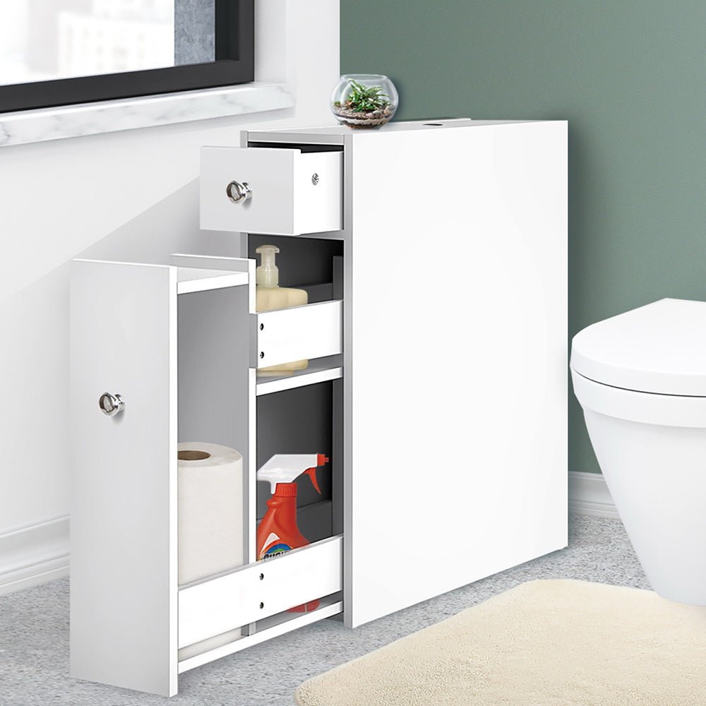 Bathroom Storage Cabinet Tissue Holder - Furniture > Bathroom - Rivercity House & Home Co. (ABN 18 642 972 209) - Affordable Modern Furniture Australia