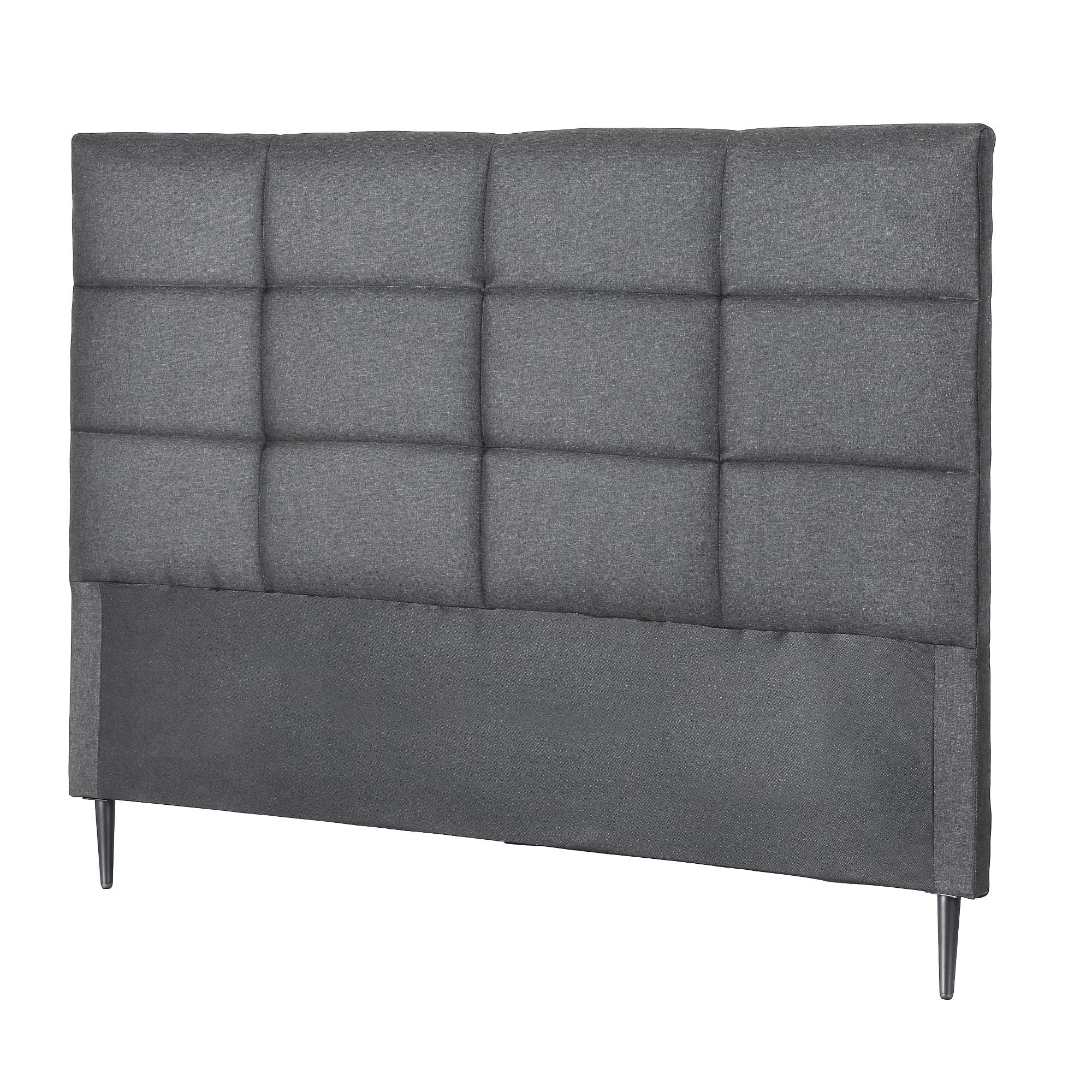 Bed Headboard Double Bedhead Linen Fabric Charcoal - Furniture > Bedroom > Headboards - Rivercity House & Home Co. (ABN 18 642 972 209) - Affordable Modern Furniture Australia