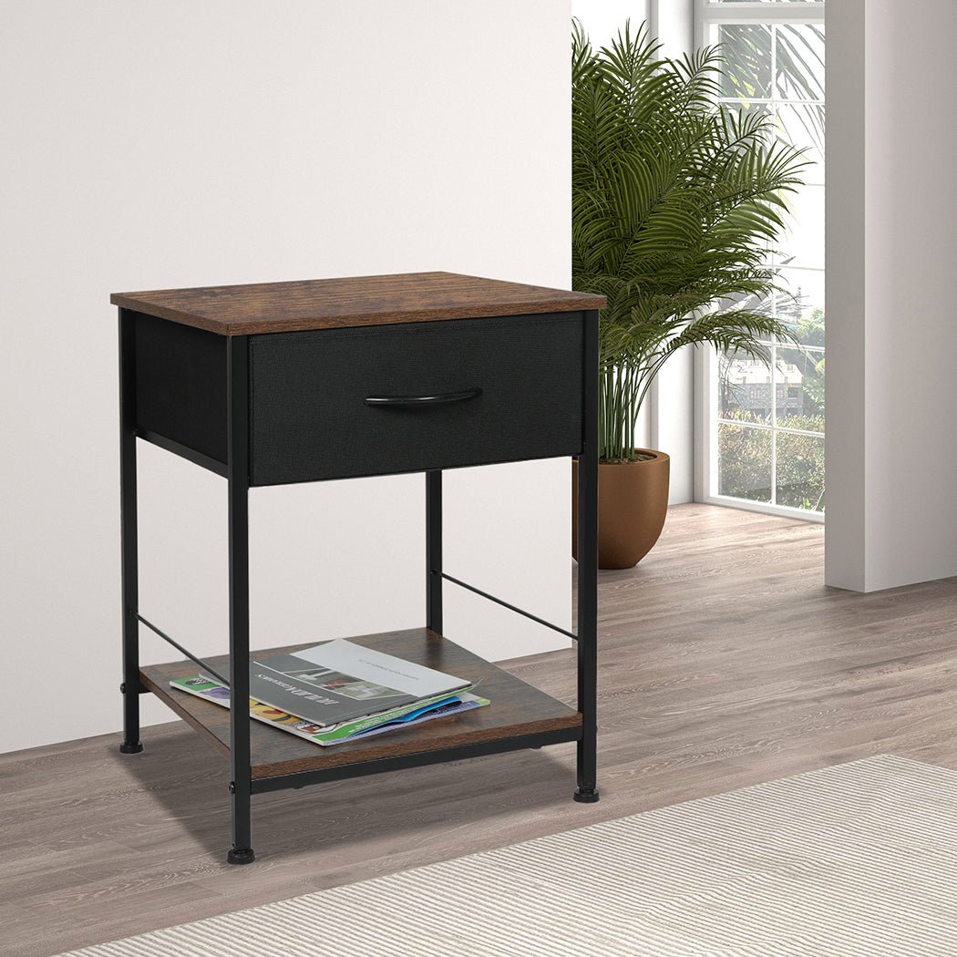 Bedside Tables End Table Storage - Rivercity House & Home Co. (ABN 18 642 972 209) - Affordable Modern Furniture Australia