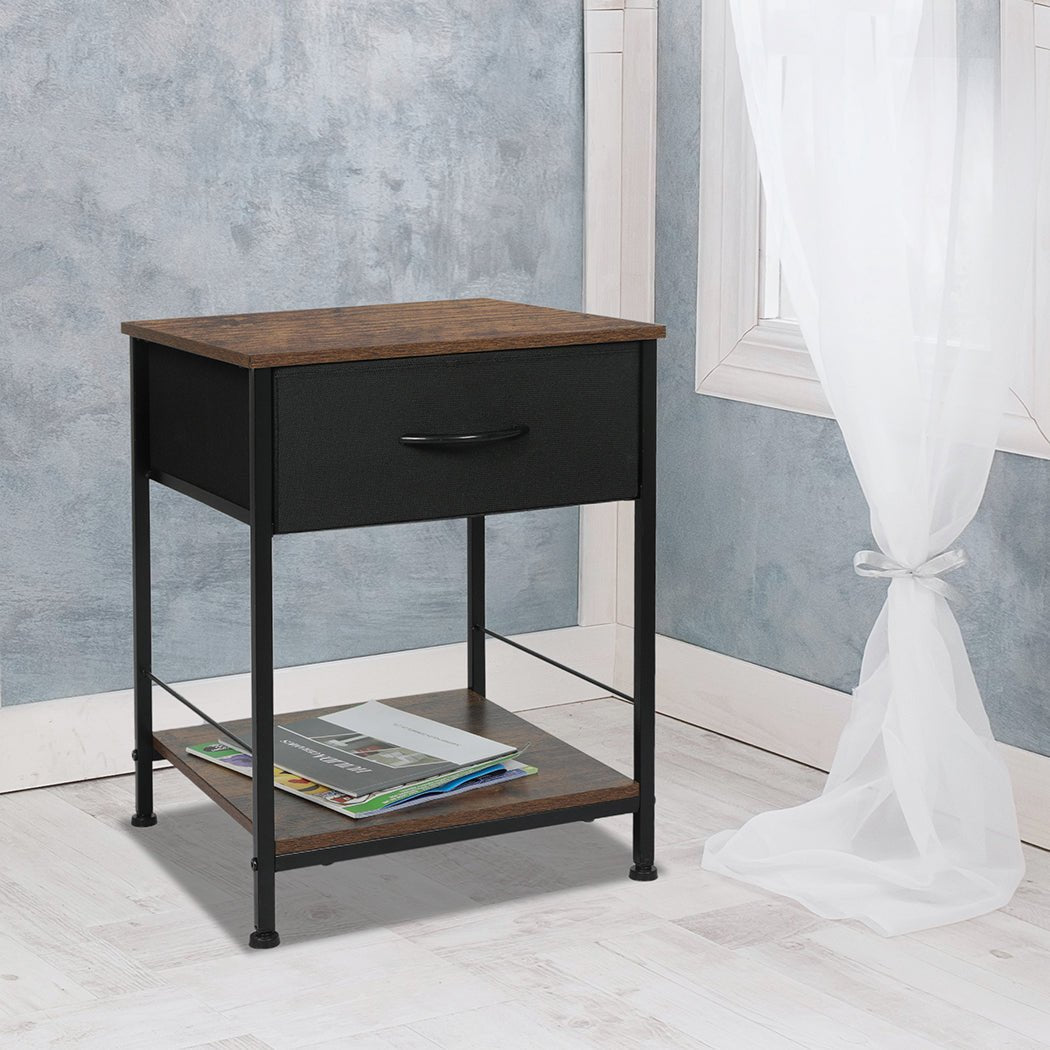 Bedside Tables End Table Storage - Rivercity House & Home Co. (ABN 18 642 972 209) - Affordable Modern Furniture Australia