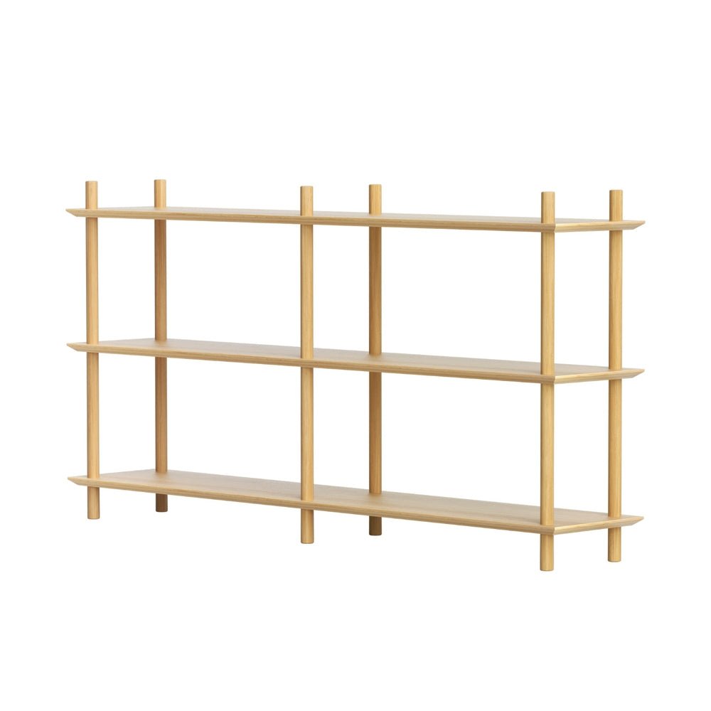 Bookshelf 3 Tiers Bookcase Display Shelves Wooden Storage Stand Rack Pine - Furniture > Living Room > Bookcases & Shelves - Rivercity House & Home Co. (ABN 18 642 972 209) - Affordable Modern Furniture Australia