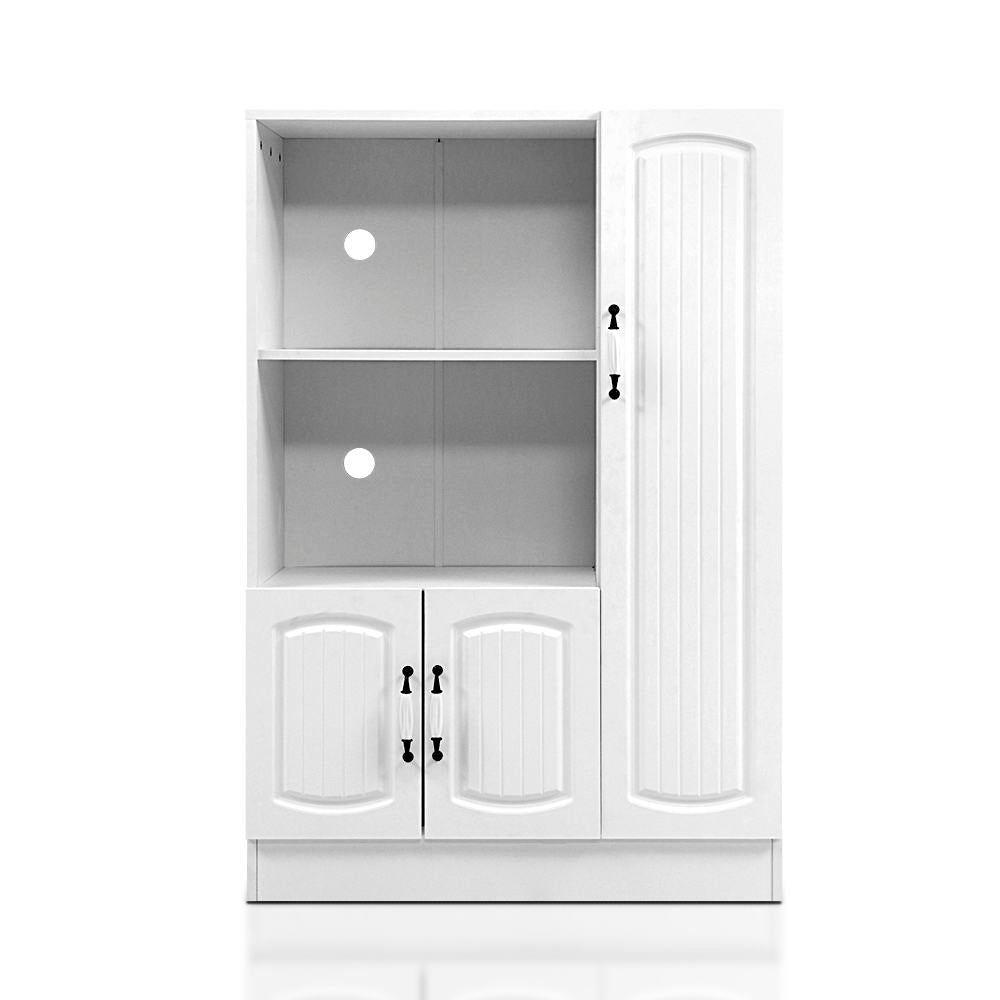 Buffet Sideboard Cabinet Storage Cupboard Doors White Kitchen Hallway - Rivercity House & Home Co. (ABN 18 642 972 209) - Affordable Modern Furniture Australia