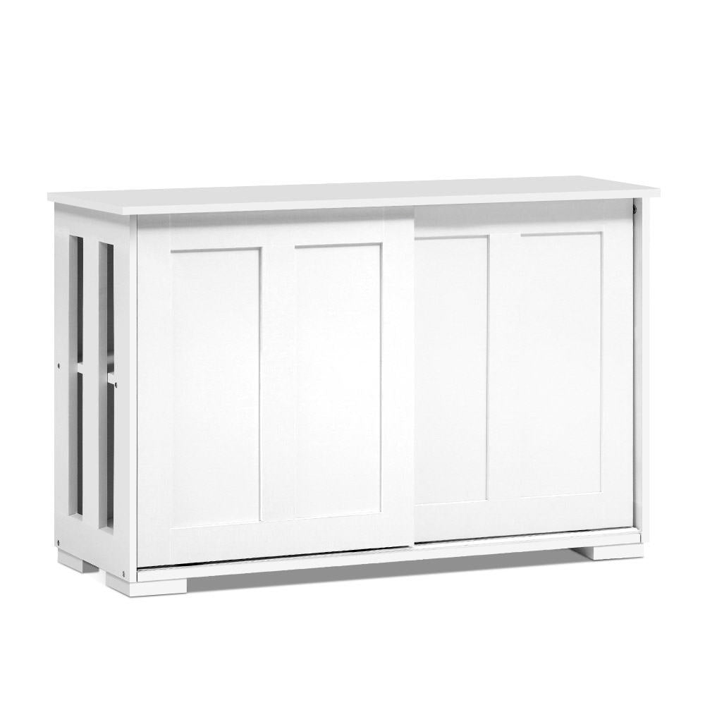 Buffet Sideboard Cabinet White Doors - Rivercity House & Home Co. (ABN 18 642 972 209) - Affordable Modern Furniture Australia