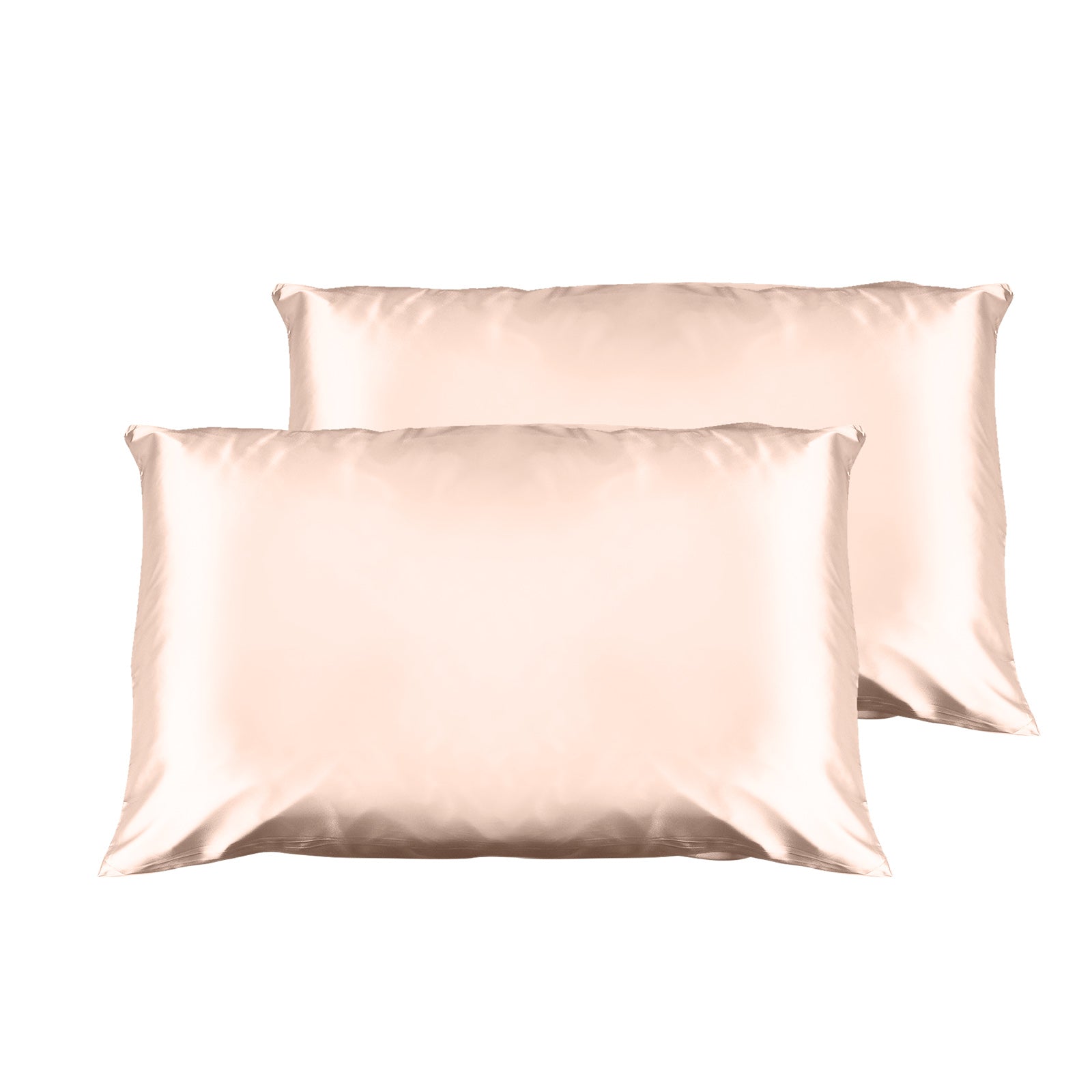 Casa Decor Luxury Satin Pillowcase Twin Pack Size With Gift Box Luxury - Champagne Pink - Home & Garden > Bedding - Rivercity House & Home Co. (ABN 18 642 972 209) - Affordable Modern Furniture Australia