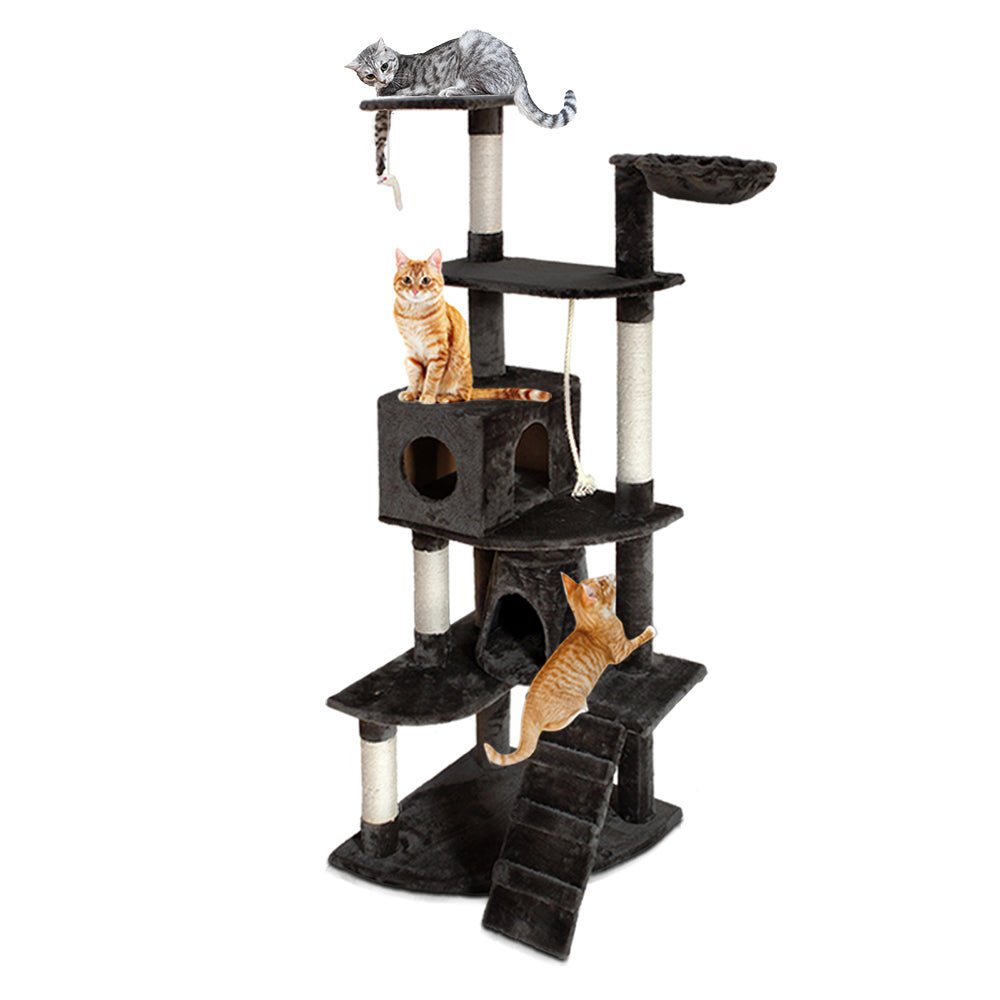 Cat Tree 193cm Trees Scratching Post Scratcher Tower Condo House Furniture Wood - Pet Care > Cat Supplies - Rivercity House & Home Co. (ABN 18 642 972 209) - Affordable Modern Furniture Australia