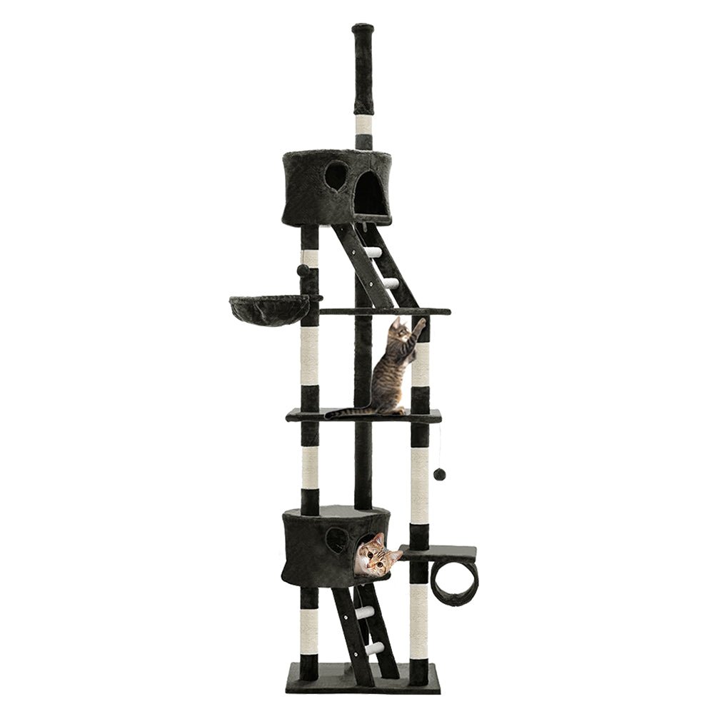 Cat Tree 260cm Trees Scratching Post Scratcher Tower Condo House Furniture Wood - Pet Care > Cat Supplies - Rivercity House & Home Co. (ABN 18 642 972 209) - Affordable Modern Furniture Australia