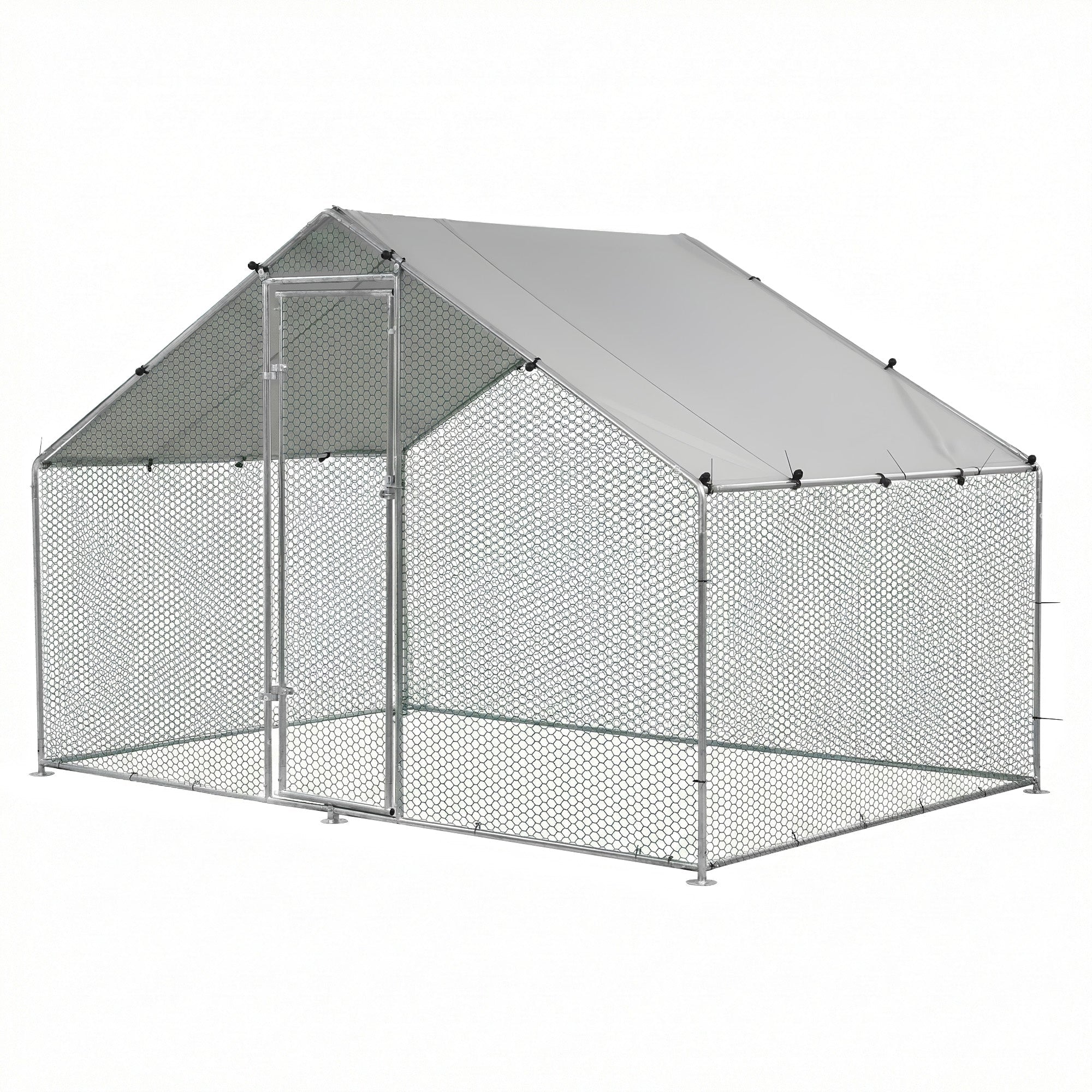 Chicken Coop Rabbit Hutch Outdoor Run Walk in Hen Cage Ferret House 3x2x2m - Pet Care > Coops & Hutches > Small Animal Habitats & Cages - Rivercity House & Home Co. (ABN 18 642 972 209) - Affordable Modern Furniture Australia