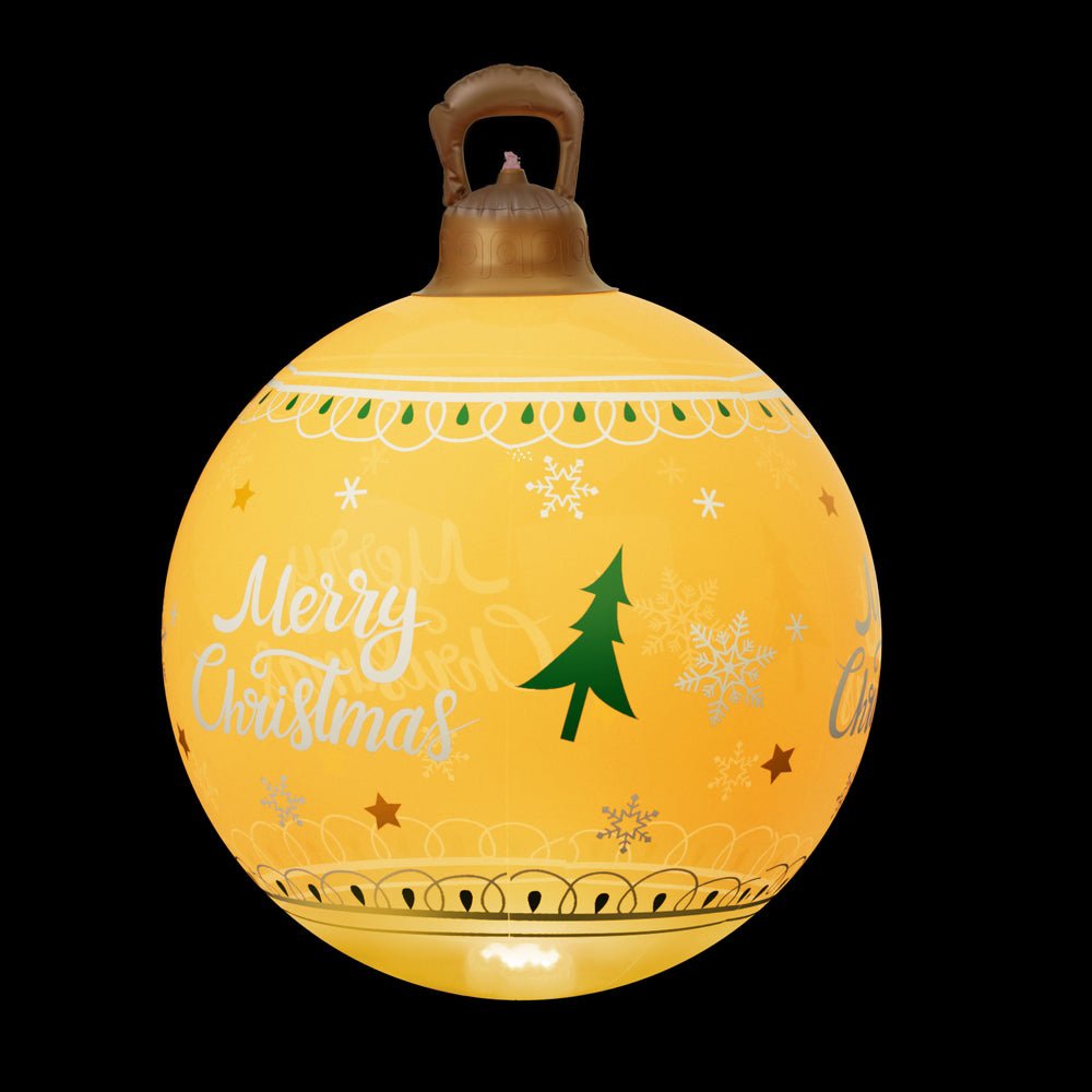 Christmas Inflatable Ball Led 60cm Decoration Giant Bauble Gold - Occasions > Christmas > Christmas Decorations - Rivercity House & Home Co. (ABN 18 642 972 209) - Affordable Modern Furniture Australia