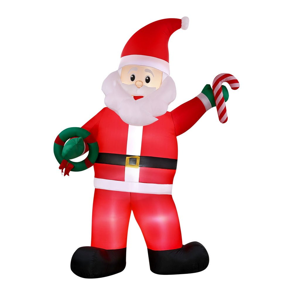 Christmas Inflatable Giant Santa 3.8M Height LED Illuminated Decorations - Occasions > Costumes > Costumes & Accessories - Rivercity House & Home Co. (ABN 18 642 972 209) - Affordable Modern Furniture Australia