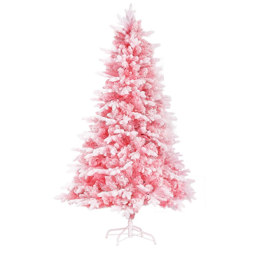 Christmas Tree 1.8m Pink Xmas Tree Snowy Party Decor 810 Tips - Occasions > Christmas > Christmas Trees - Rivercity House & Home Co. (ABN 18 642 972 209) - Affordable Modern Furniture Australia