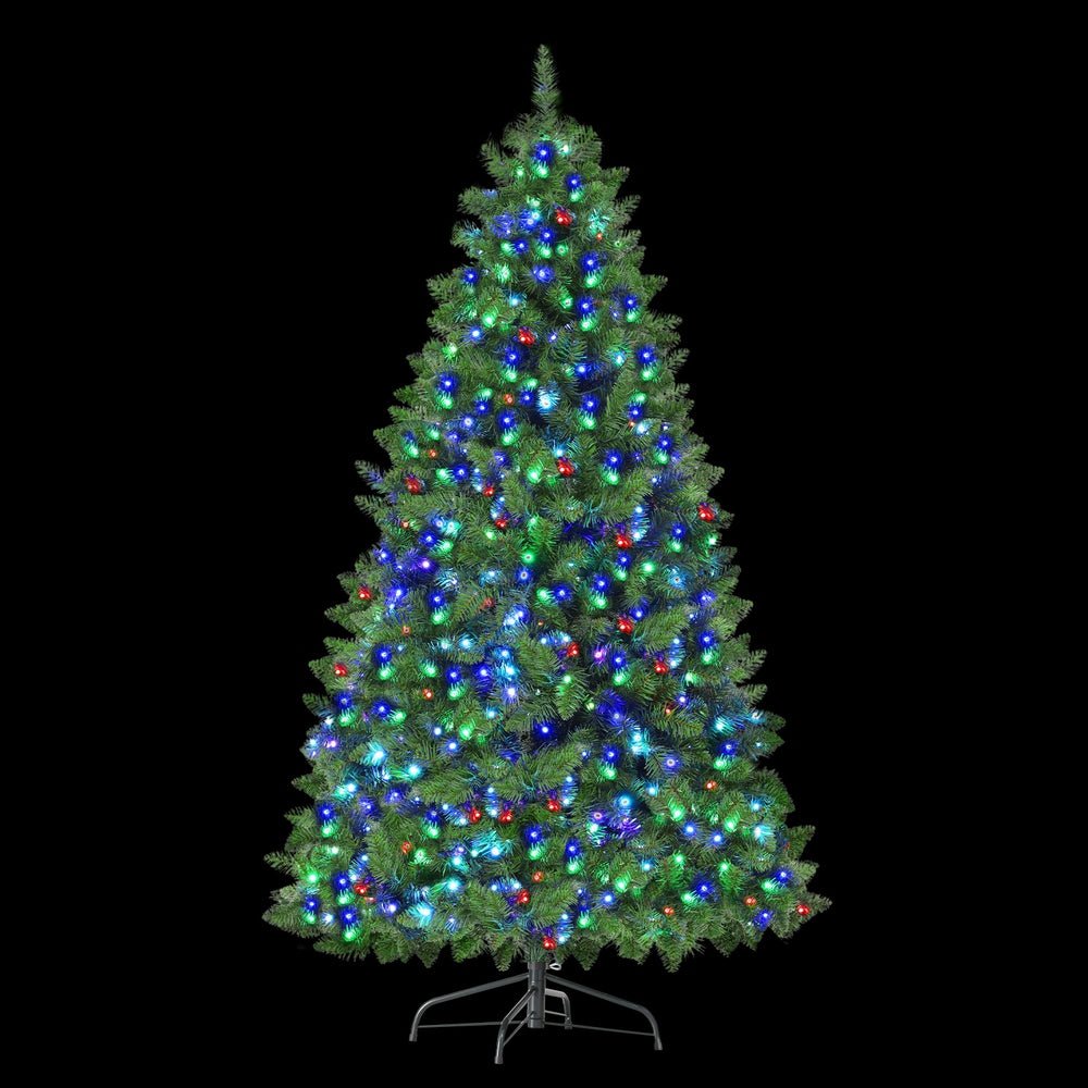 Christmas Tree 1.8m RGB Remote LED Tree Party Decoration 890 Tips - Occasions > Christmas > Christmas Trees - Rivercity House & Home Co. (ABN 18 642 972 209) - Affordable Modern Furniture Australia