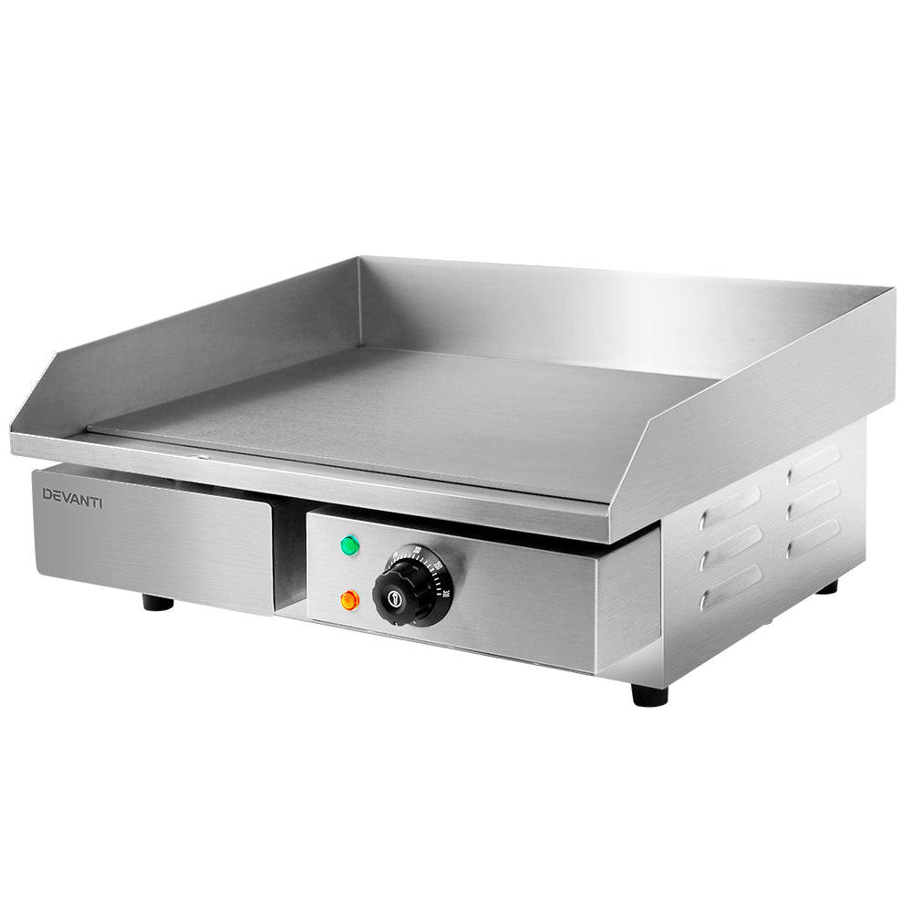 Commercial Electric Griddle 55cm BBQ Grill Plate 3000W - Home & Garden > BBQ > BBQ Tools - Rivercity House & Home Co. (ABN 18 642 972 209) - Affordable Modern Furniture Australia