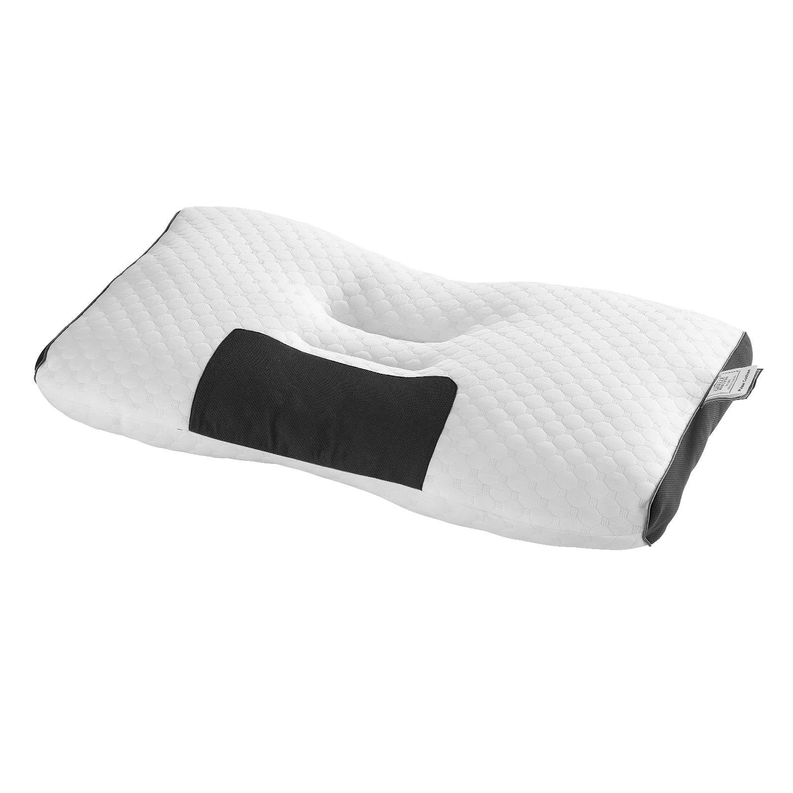 Contour Ergonomic Neck Pillow 48x73CM - Blue & White - Home & Garden > Bedding > Pillows - Rivercity House & Home Co. (ABN 18 642 972 209) - Affordable Modern Furniture Australia