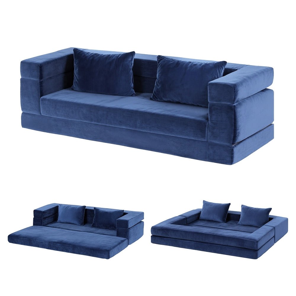 Convertible Folding Sofa Bed Pull Out Mattress Foldable Lounge Couch Chair - Furniture > Sofas > Sofas & Sofa Beds - Rivercity House & Home Co. (ABN 18 642 972 209) - Affordable Modern Furniture Australia