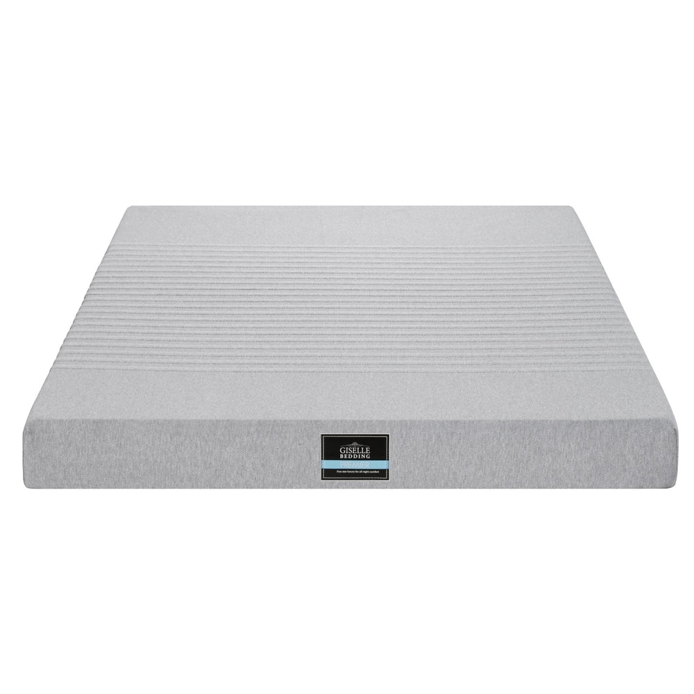 Cool Gel Memory Foam Mattress Charcoal 7 - Zone Washable Bamboo Cover 15cm Double - Furniture > Mattresses > Mattress Toppers - Rivercity House & Home Co. (ABN 18 642 972 209) - Affordable Modern Furniture Australia