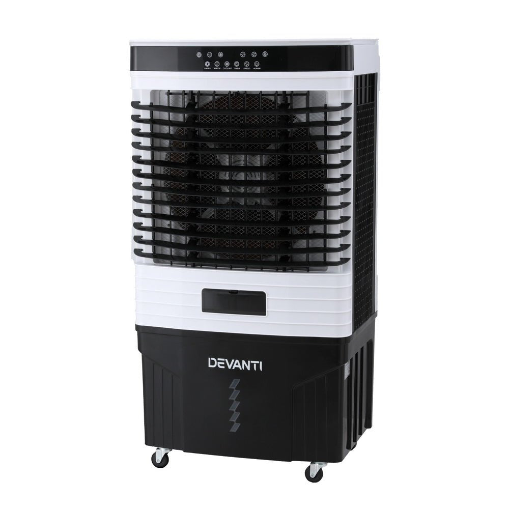 Devanti 60L Evaporative Air Cooler Conditioner - Appliances > Air Conditioners > Evaporative Coolers - Rivercity House & Home Co. (ABN 18 642 972 209) - Affordable Modern Furniture Australia