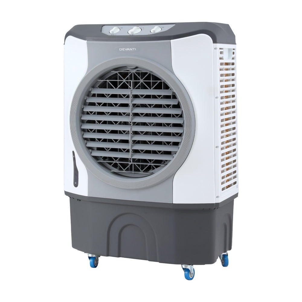 Devanti Evaporative Air Cooler Conditioner Commercial 45L - Appliances > Air Conditioners > Evaporative Coolers - Rivercity House & Home Co. (ABN 18 642 972 209) - Affordable Modern Furniture Australia