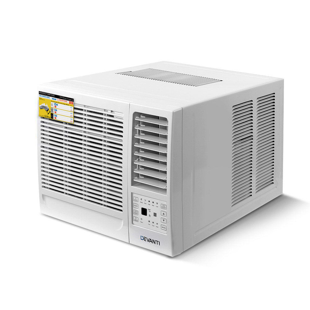 Devanti Window Air Conditioner Portable 2.7kW Wall Cooler Fan Cooling Only - Rivercity House & Home Co. (ABN 18 642 972 209) - Affordable Modern Furniture Australia