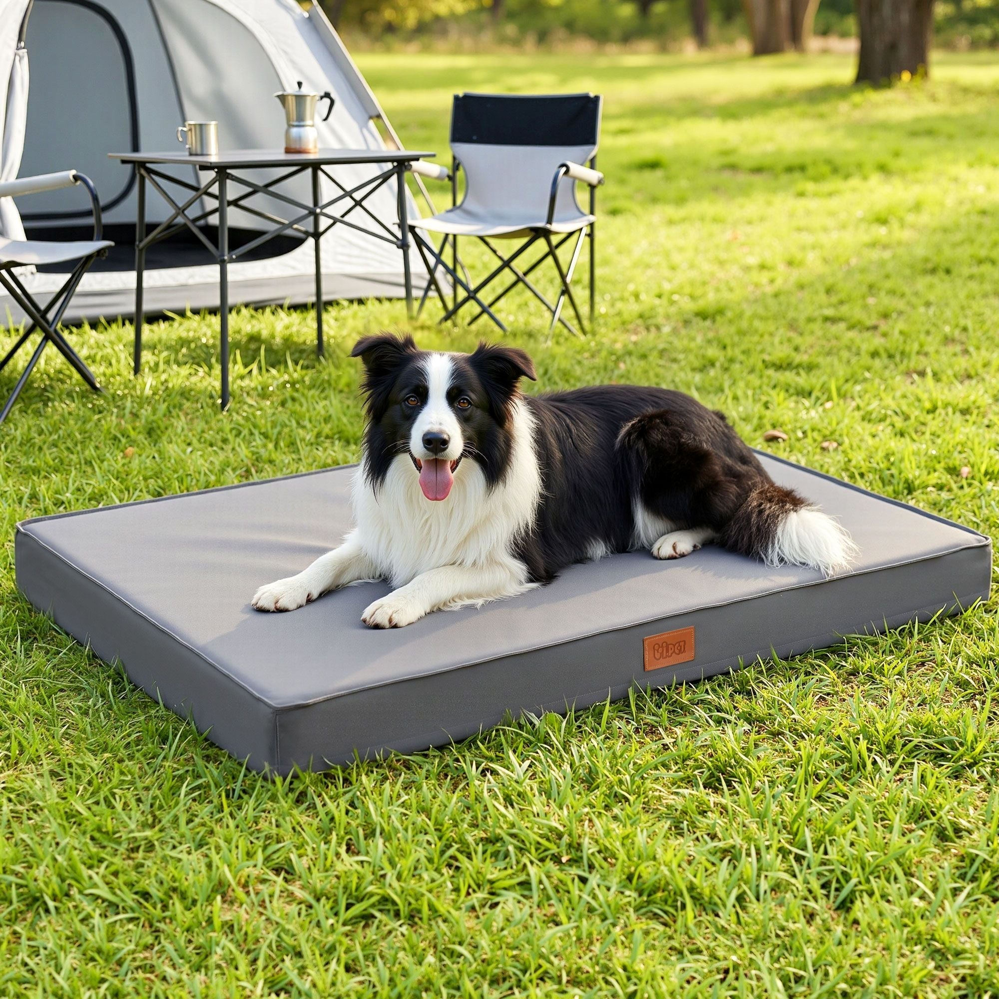 Dog Bed XL Water-resistant Egg Crate Foam Orthopedic Pet Mat Grey - Pet Care > Dog Supplies > Dog Beds - Rivercity House & Home Co. (ABN 18 642 972 209) - Affordable Modern Furniture Australia