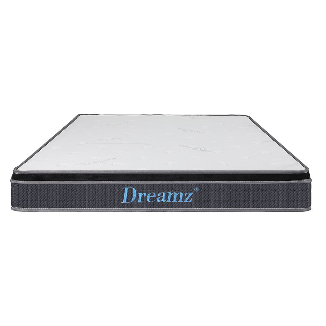 Double Bonnell Spring Mattress - White - Rivercity House & Home Co. (ABN 18 642 972 209) - Affordable Modern Furniture Australia
