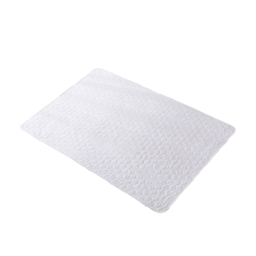 Dreamz 2x Waterproof King Bed Pads Protector - White - Rivercity House & Home Co. (ABN 18 642 972 209) - Affordable Modern Furniture Australia