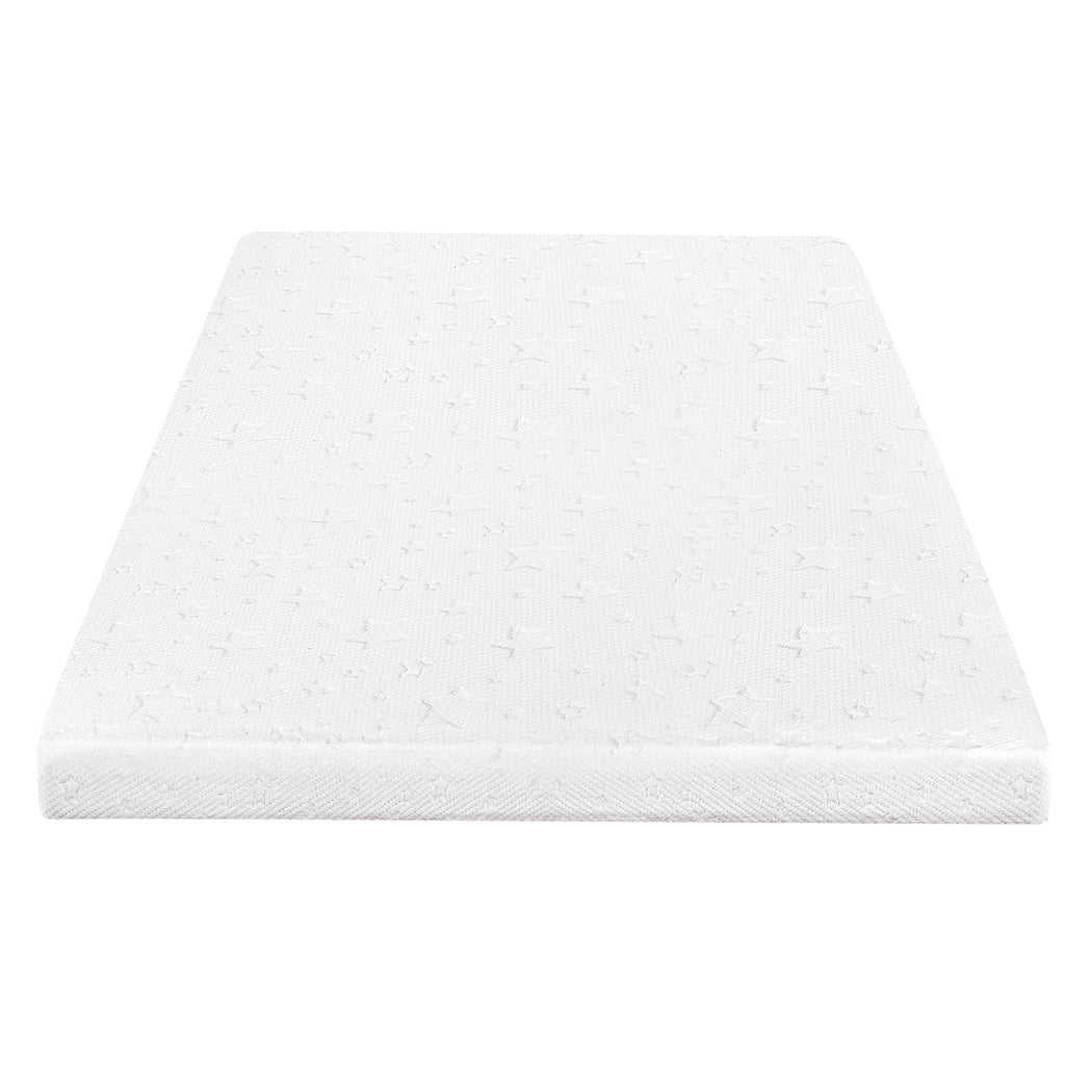 Dual - Layer Memory Foam Mattress Topper Single - White - Rivercity House & Home Co. (ABN 18 642 972 209) - Affordable Modern Furniture Australia