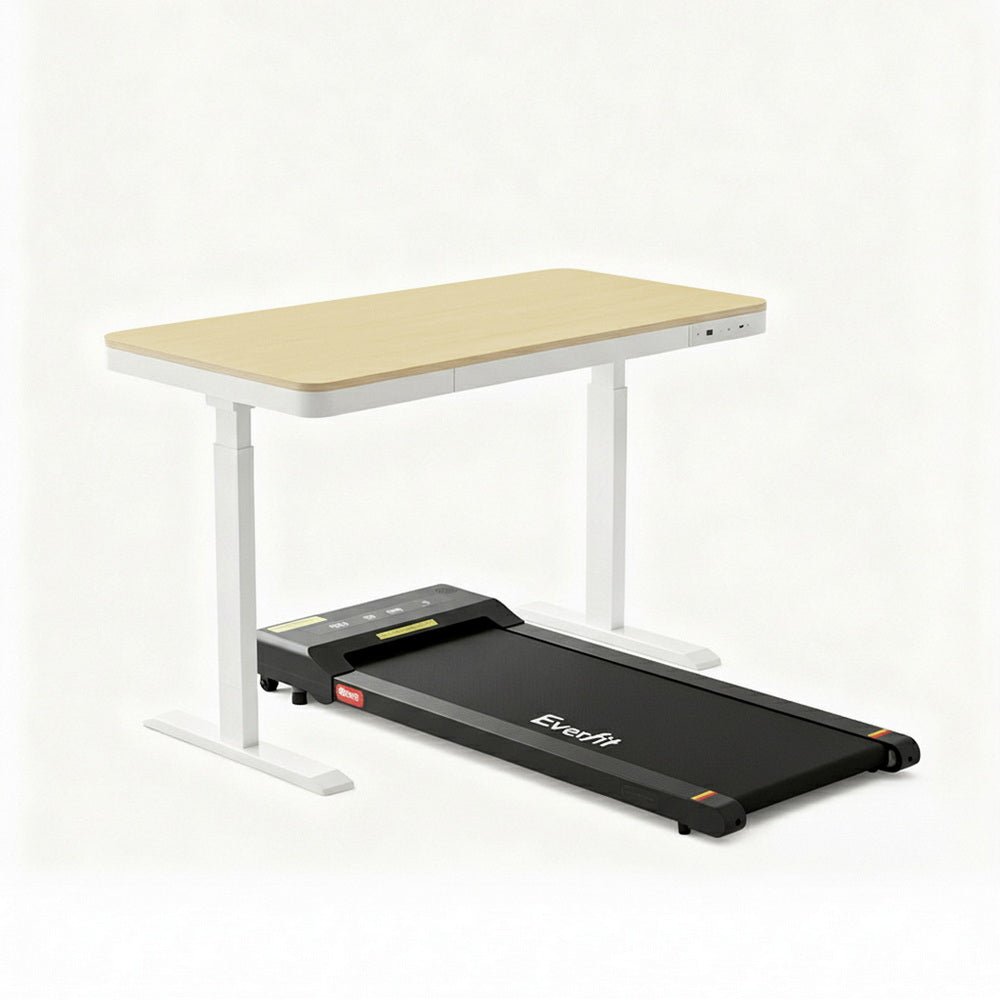 Electric Treadmill with 120cm Automatic Standing Desk Walking Pad 400mm - Furniture > Office > Desks - Rivercity House & Home Co. (ABN 18 642 972 209) - Affordable Modern Furniture Australia