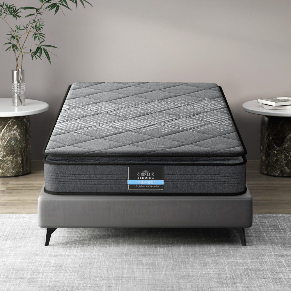 Ella Series Pillow Top Mattress 18CM Thick - King Single - Furniture > Mattresses - Rivercity House & Home Co. (ABN 18 642 972 209) - Affordable Modern Furniture Australia