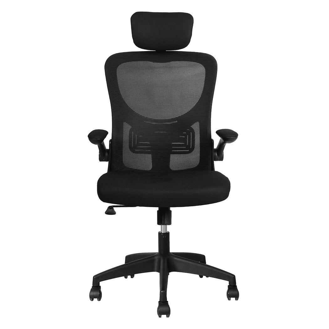 Ergonomic Office Mesh Gaming Executive Chair - Black - Rivercity House & Home Co. (ABN 18 642 972 209) - Affordable Modern Furniture Australia