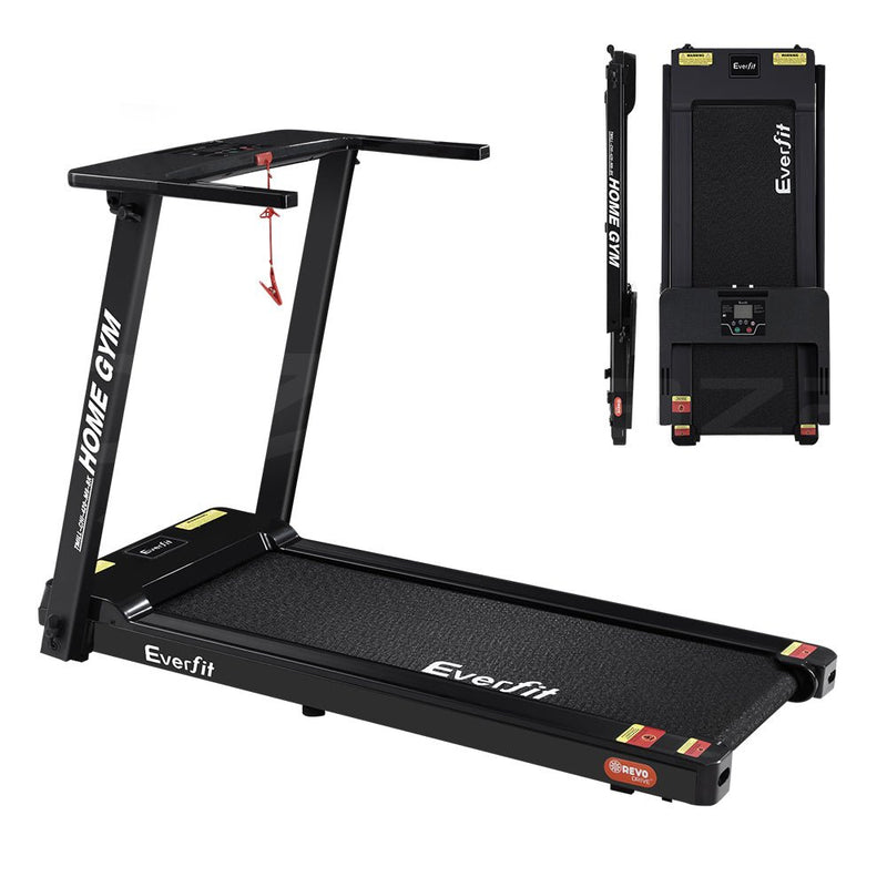Everfit Treadmill Electric Home Gym Fitness Excercise Fully Foldable 420mm Black - Rivercity House & Home Co. (ABN 18 642 972 209) - Affordable Modern Furniture Australia