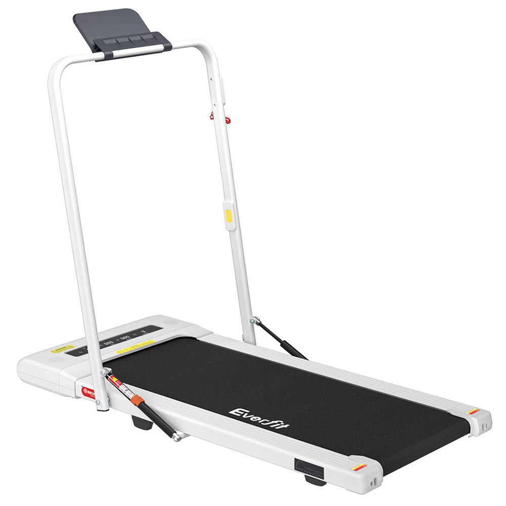 Everfit Treadmill Electric Walking Pad Under Desk Home Gym Fitness 400mm White - Sports & Fitness > Exercise, Gym & Fitness > Treadmills - Rivercity House & Home Co. (ABN 18 642 972 209) - Affordable Modern Furniture Australia