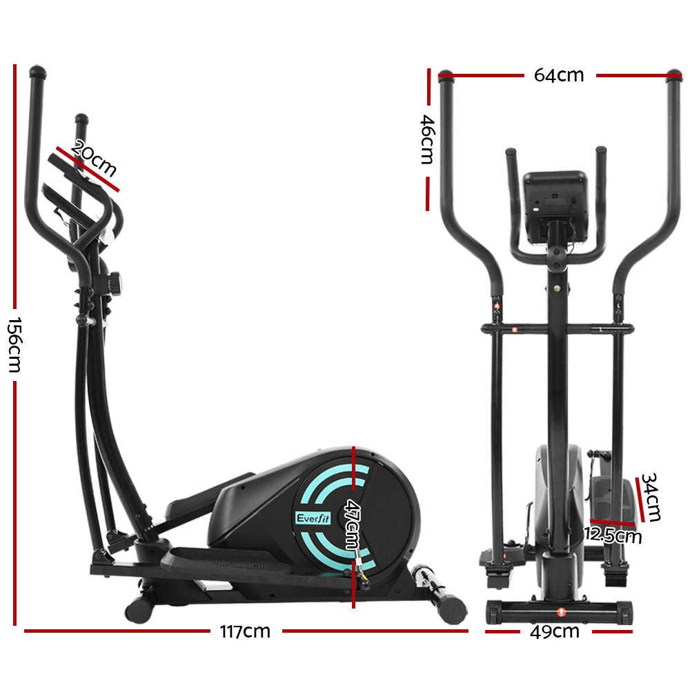 Exercise Bike Elliptical Cross Trainer Fitness Machine - Rivercity House & Home Co. (ABN 18 642 972 209) - Affordable Modern Furniture Australia