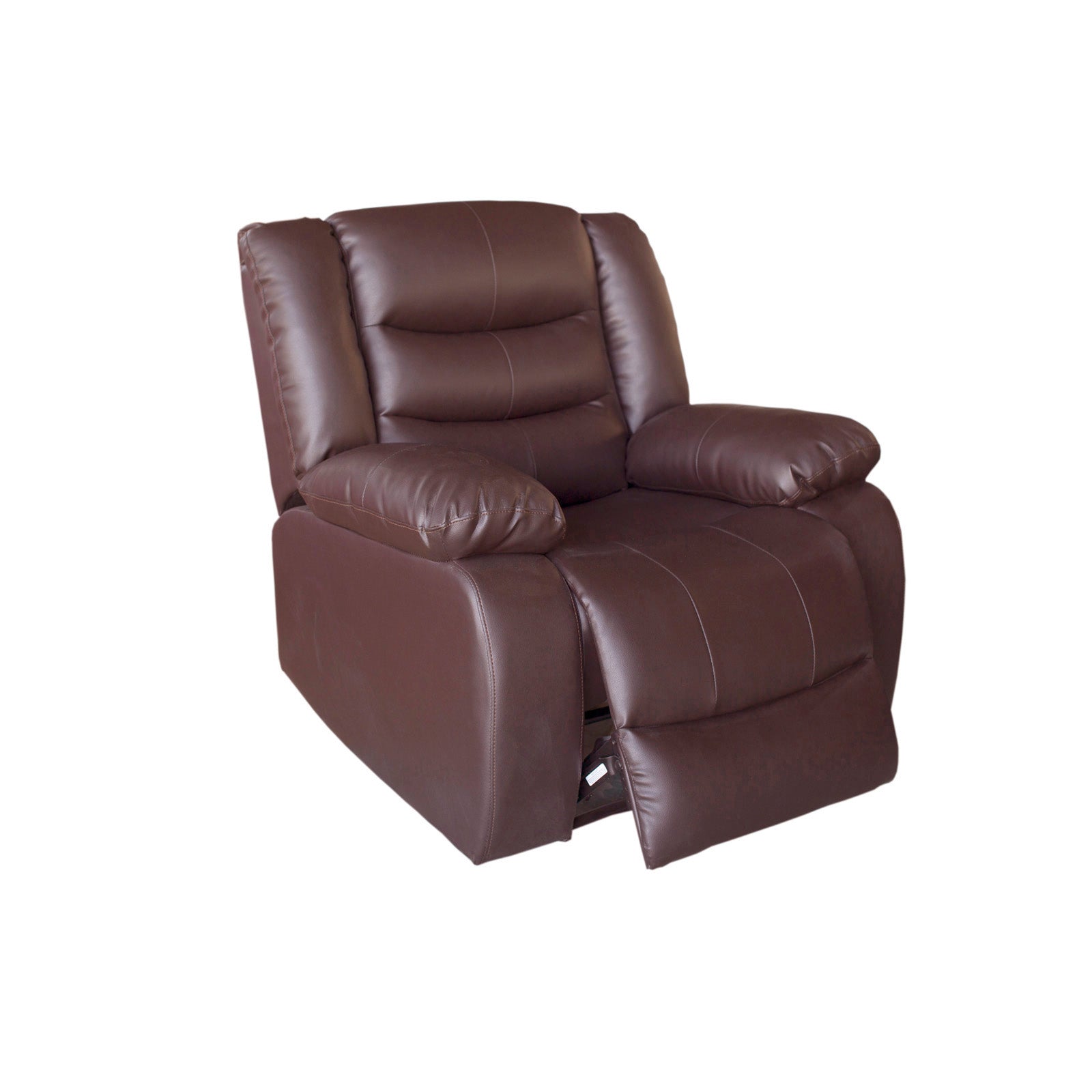Fantasy Recliner Pu Leather 1R Brown - Rivercity House & Home Co. (ABN 18 642 972 209) - Affordable Modern Furniture Australia