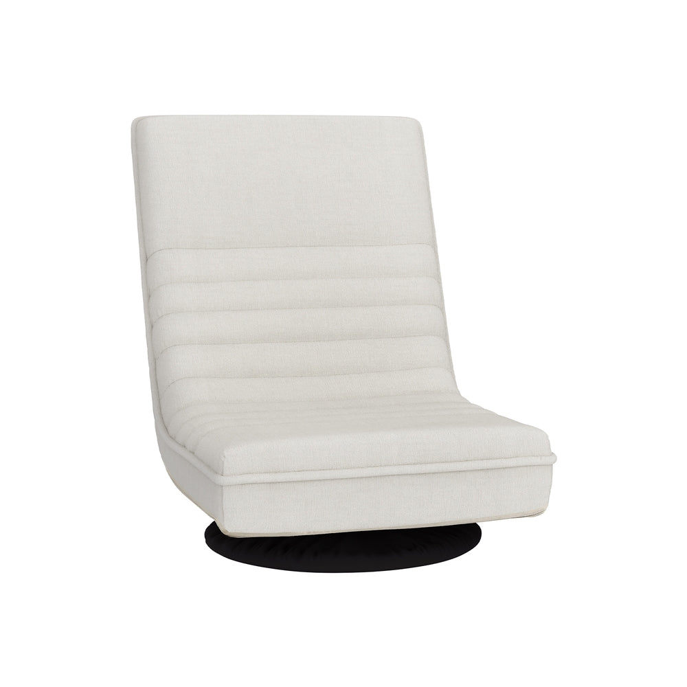 Floor Lounge Sofa Swivel Foldable Linen White - Furniture > Living Room - Rivercity House & Home Co. (ABN 18 642 972 209) - Affordable Modern Furniture Australia