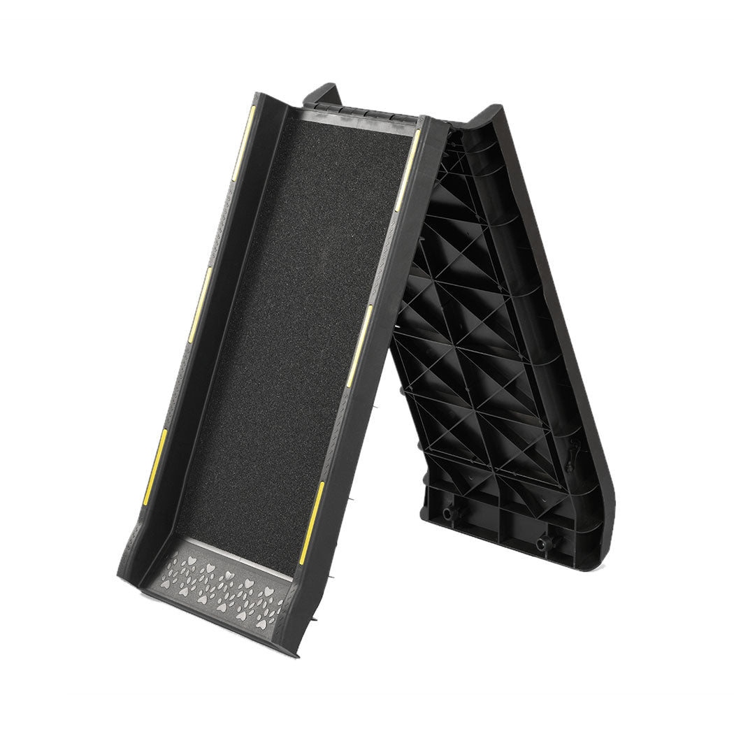 Foldable Dog Ramp for Car & SUV Travel Stair - Black - Rivercity House & Home Co. (ABN 18 642 972 209) - Affordable Modern Furniture Australia