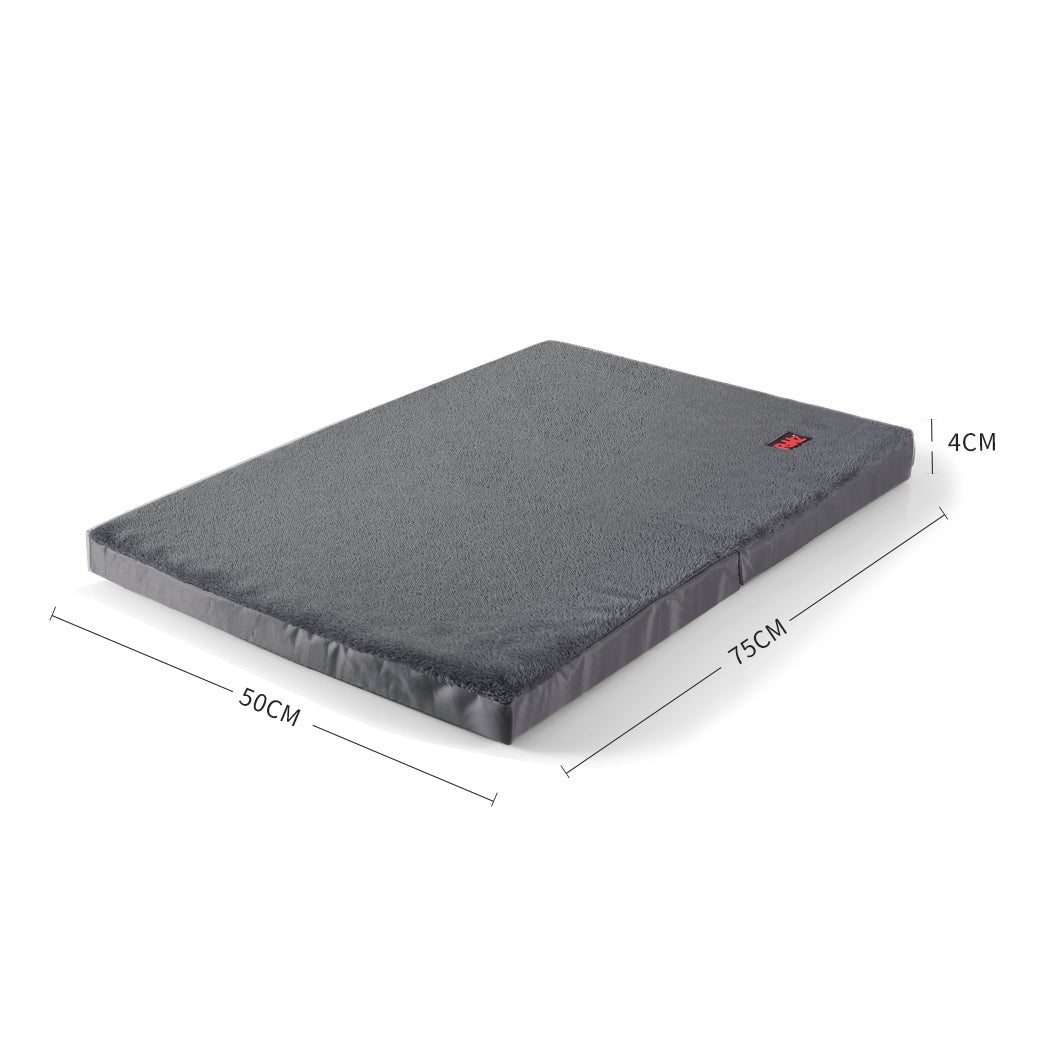 Foldable Medium Dog Puppy Bed with Removable Cover - Grey - Rivercity House & Home Co. (ABN 18 642 972 209) - Affordable Modern Furniture Australia